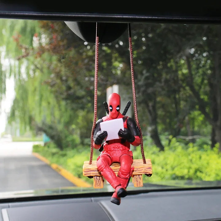 Deadpool Car Pendant for Rearview Mirror Keychain and Decorative Ornaments - Carmodza.com