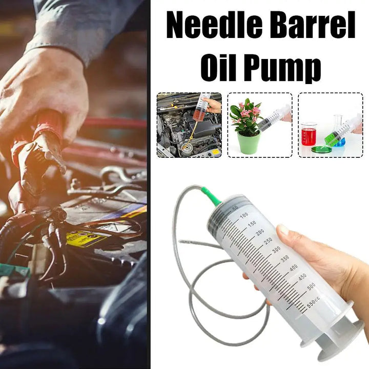Large Capacity Syringe Pump for Car Oil and Fluids - Carmodza.com