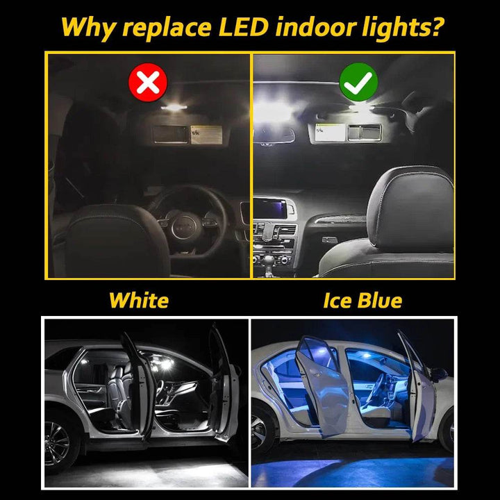 Ford Mustang LED Interior Lights Kit 2010-2014 | Carmodza - Carmodza.com