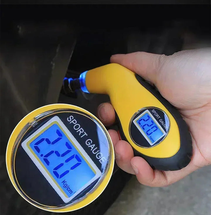 Digital Car Tire Pressure Gauge - High Precision Tire Monitor - Carmodza.com