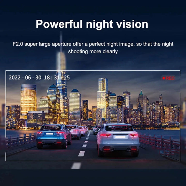 Dual Lens Car Dash Cam 1080P WiFi - Carmodza - Carmodza.com