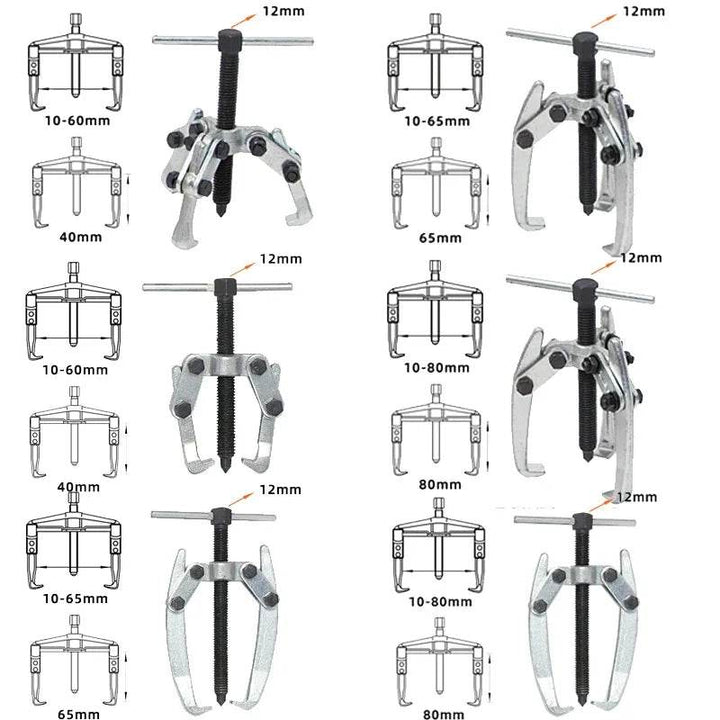 Automotive Bearing Gear Puller Tool – 2/3 Jaw Mechanic Extractor for Auto Repair - Carmodza.com