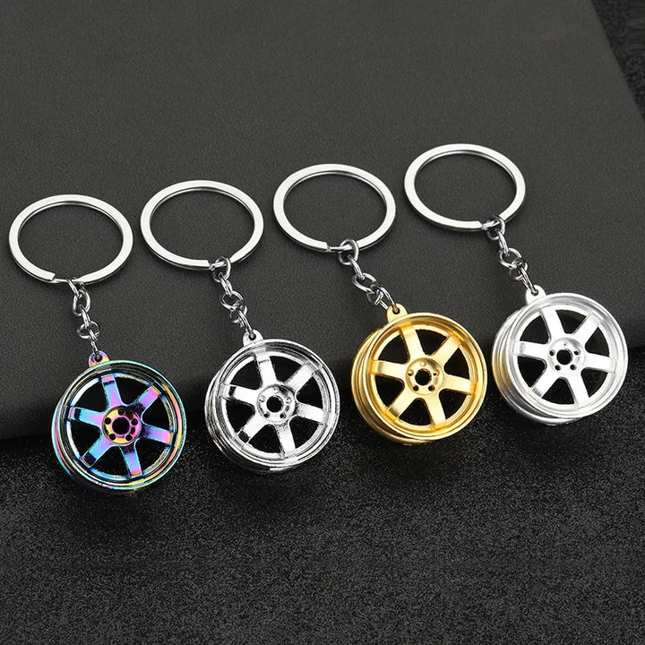 Car Part Enthusiast Metal Keychains | Automotive Themed Keyrings - Carmodza.com