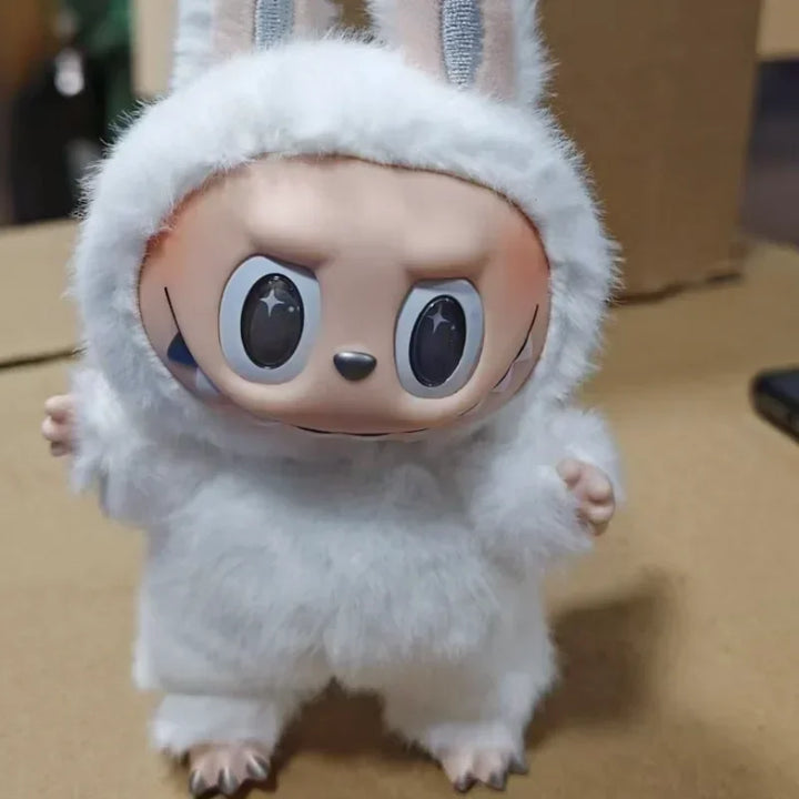 Fluffy Monster Car Keychain Charm | Cute Plush Car Mirror Hanger - Carmodza.com