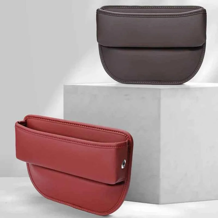 Car Seat Gap Storage Box – Leather Organizer for Extra Space - Carmodza.com