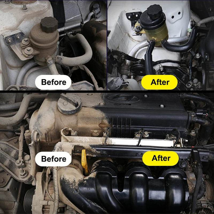 Waterless Engine Degreaser Spray with Microfiber Cloth - Carmodza.com