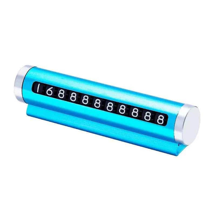 Metal Car Temporary Parking Card Number Plate Stickers - Carmodza.com