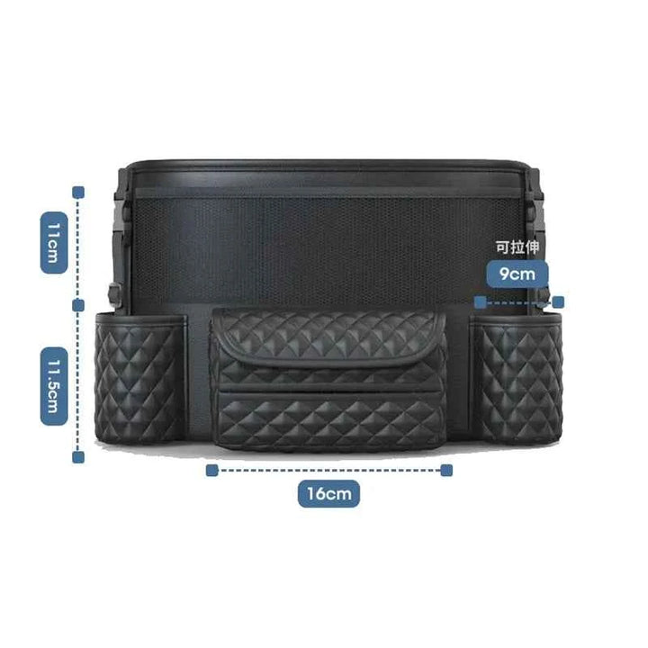 Universal Car Seat Middle Storage Bag – PU Leather Organizer - Carmodza.com