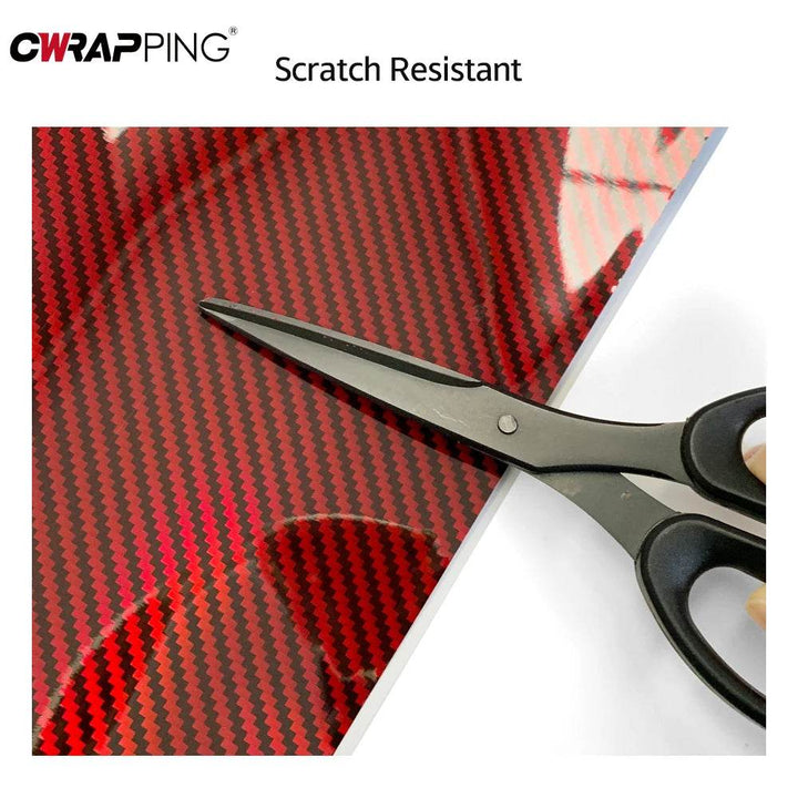 Holographic Carbon Fiber Vinyl Wrap | Glossy Car Sticker Film - Carmodza.com