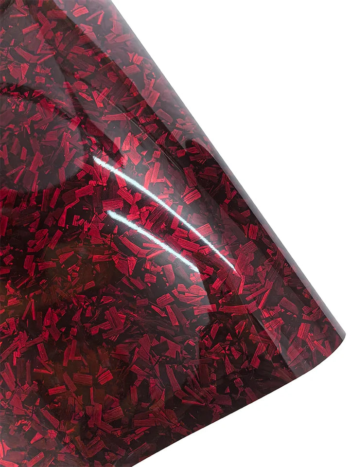 Forged Carbon Fiber Vinyl Wrap | Glossy Car Sticker Film - Carmodza.com