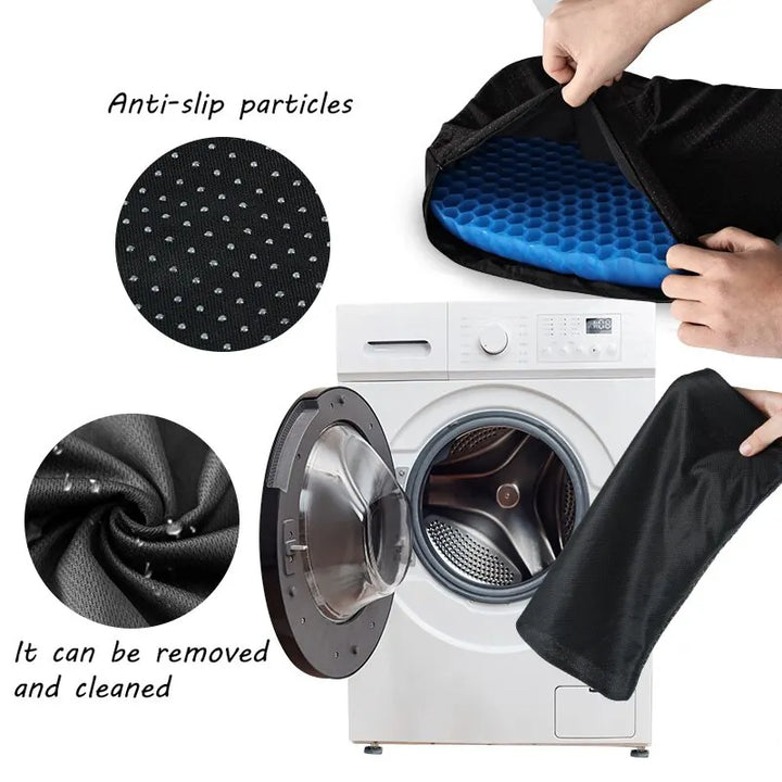 Gel Seat Cushion Car: Breathable Honeycomb Design - Carmodza.com