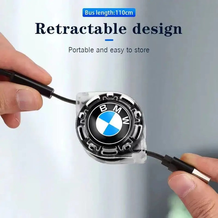 3-in-1 Retractable Car Charger | Universal Fast Charging Cable - Carmodza.com