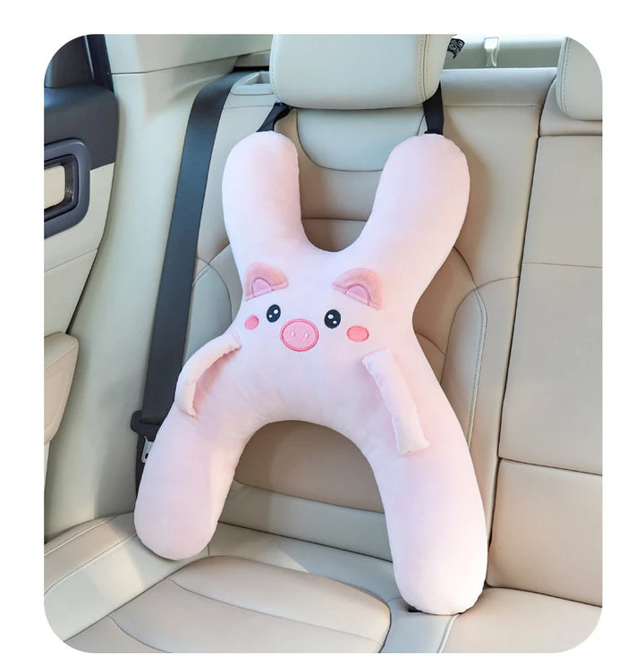 Kids Car Seat Travel Pillow | Neck & Body Sleep Support - Carmodza.com