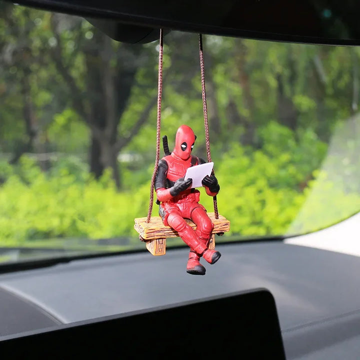Deadpool Car Pendant for Rearview Mirror Keychain and Decorative Ornaments - Carmodza.com