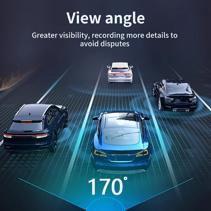 Dual Lens Car Dash Cam 1080P WiFi - Carmodza - Carmodza.com