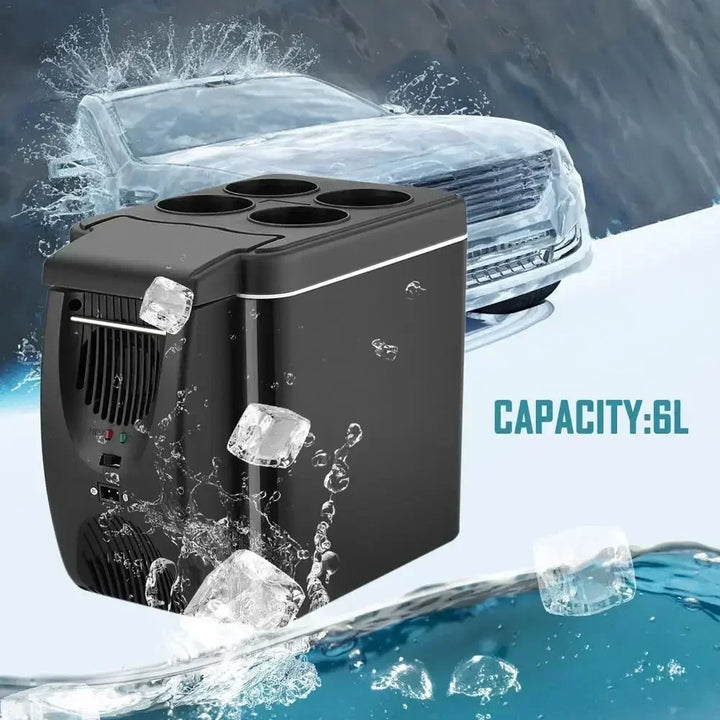Portable Car Freezer Cooler 6L | 12V Mini Electric Fridge - Carmodza.com