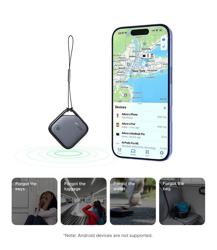 UGREEN Smart Tag for Car Keys (4-Pack) - Apple Find My Tracker - Carmodza.com
