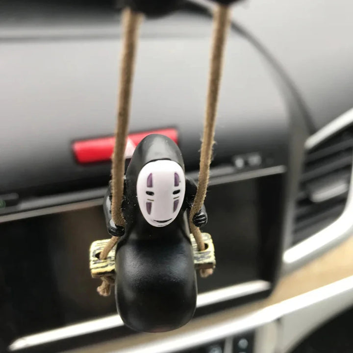 Cute Anime Car Ornaments Faceless Male Pendant for Rearview Mirror - Carmodza.com