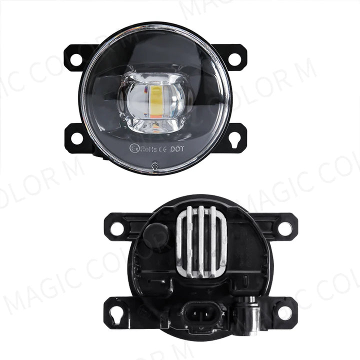 LED Fog Light For Citroen Ford Honda Suzuki Isuzu Mitsubishi Renault Auto Car Fog Lamp 8000LM 30W White Yellow 12V Waterproof - Carmodza.com
