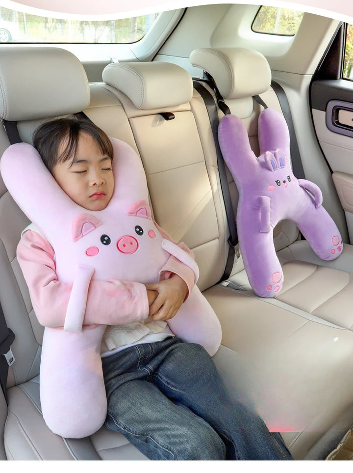 Kids Car Seat Travel Pillow | Neck & Body Sleep Support - Carmodza.com