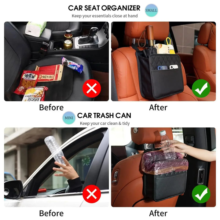 Multi-functional Car Seat Storage Bag Back Organizer - Carmodza.com