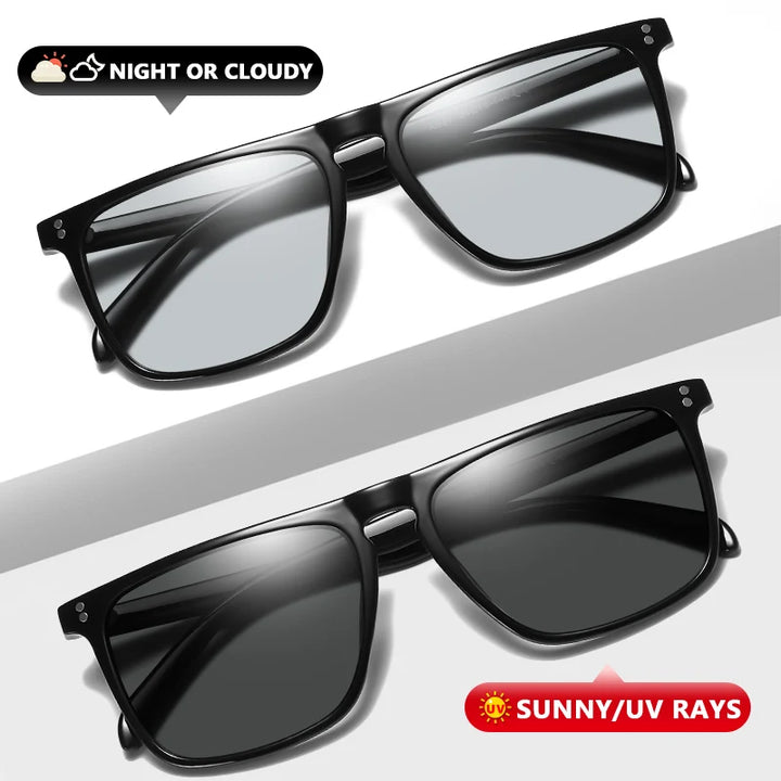 Photochromic Polarized Driving Sunglasses for Day & Night Vision - Carmodza.com
