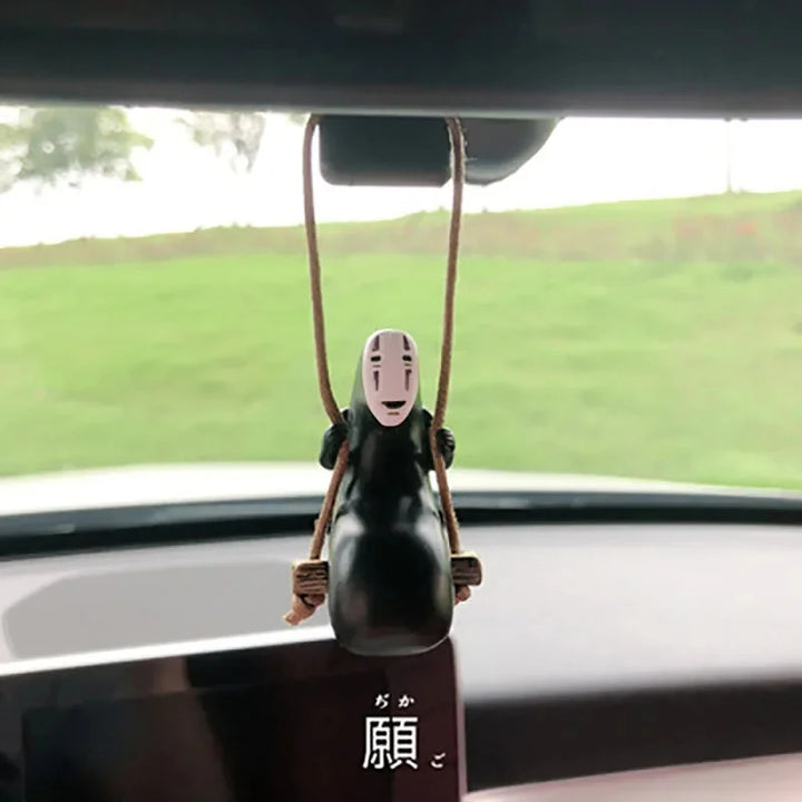 Cute Anime Car Ornaments Faceless Male Pendant for Rearview Mirror - Carmodza.com