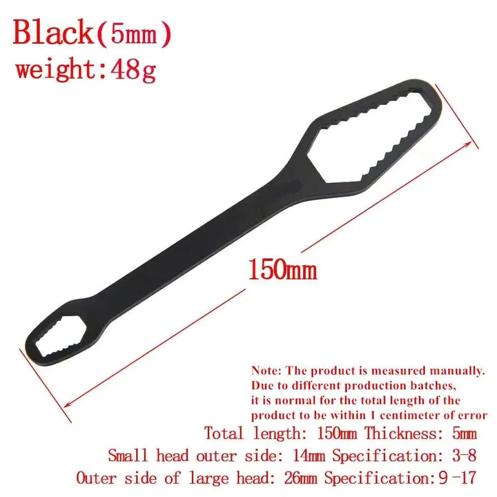 Multifunctional Wrench 3 to 17 | Double-End Box Hexagon Nut Tool - Carmodza.com
