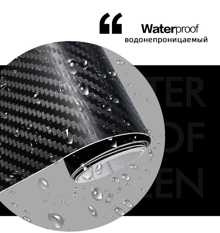 3D Carbon Fiber Vinyl Wrap | Waterproof Auto Styling Film - Carmodza.com