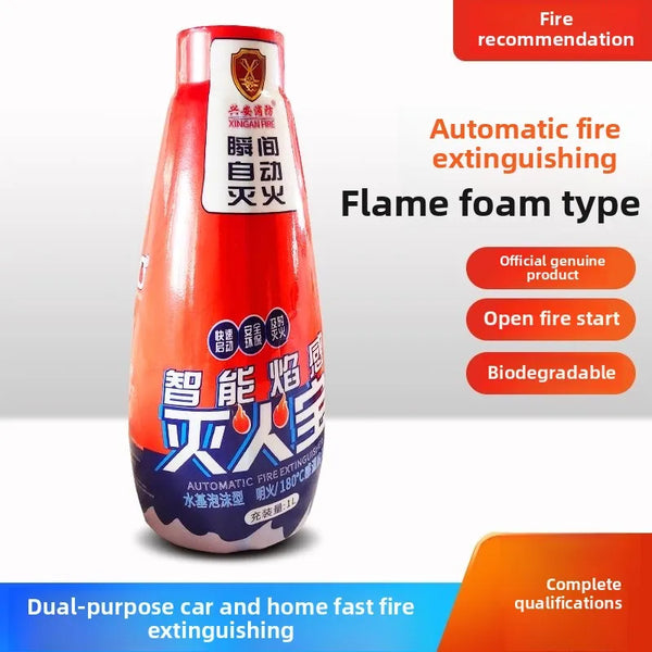 Automatic Flame Foam Extinguisher for Car and Home Safety Use - Carmodza.com