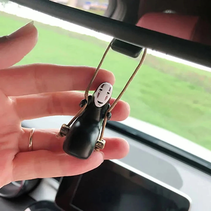 Cute Anime Car Ornaments Faceless Male Pendant for Rearview Mirror - Carmodza.com