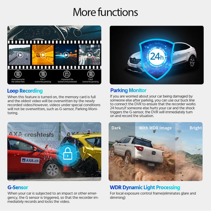 4K UHD Dash Cam Recorder - Car Camera with WiFi & GPS - Carmodza.com