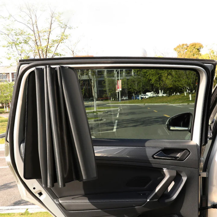 SEAMETAL 2Pcs Car Side Window Sun – Shade Curtain Summer Sun Protection - Carmodza.com