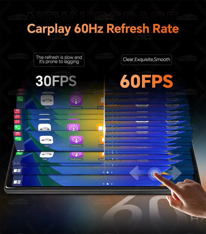 4K Wireless Carplay Android Auto Car DVR Dash Cam - Carmodza.com
