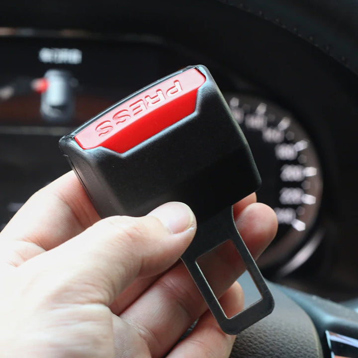 Car Seat Belt Clip Extension: Universal Safety Buckle (2-Pack) - Carmodza.com