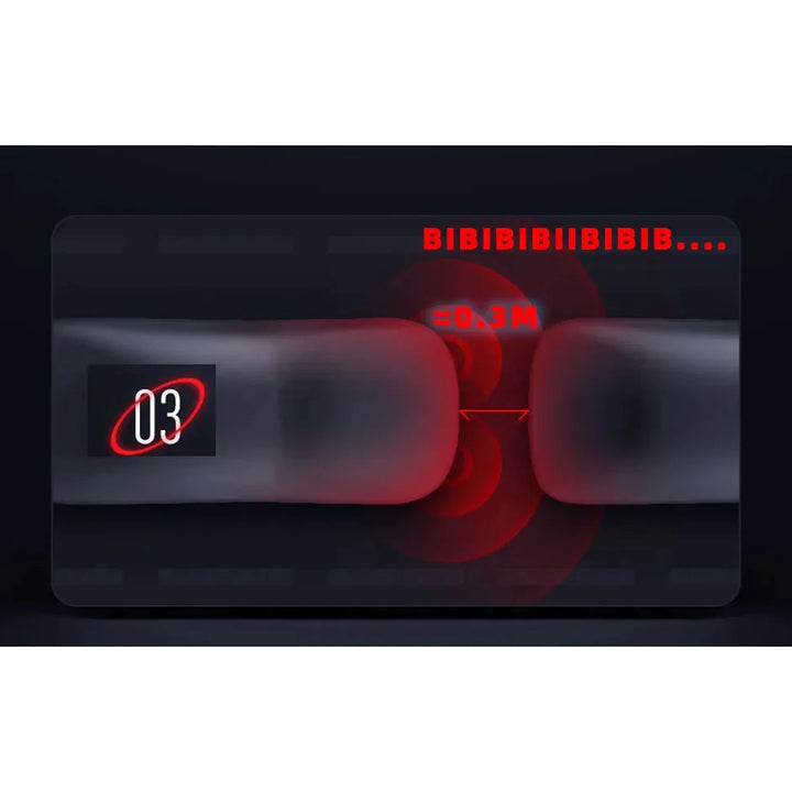 Universal Front Parking Radar System with Smart Buzzer Alarm - Carmodza.com