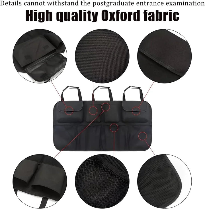 Trunk Organizer Car Bag 8 Large Pockets – Foldable Storage - Carmodza.com
