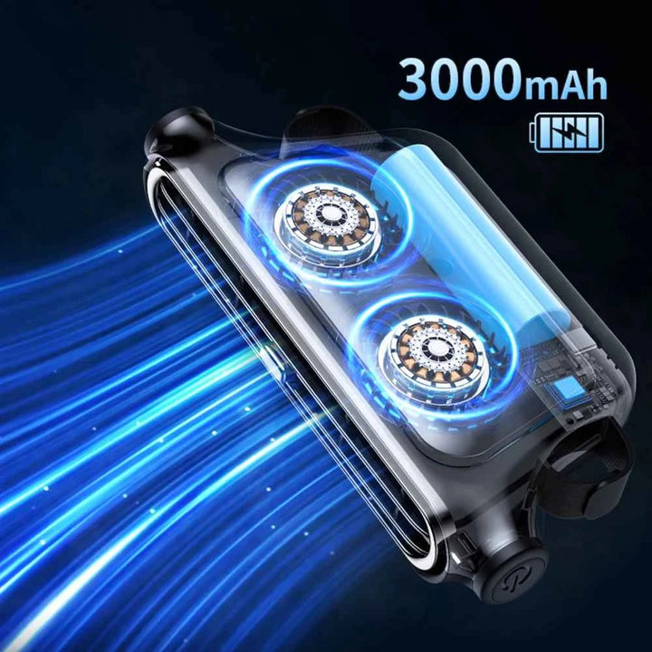 Car Headrest Cooling Fan 3 Speeds Adjustable Electric Car Seat Fan 5V/2A Car Rear Backrest Fan Car Interior Accessories