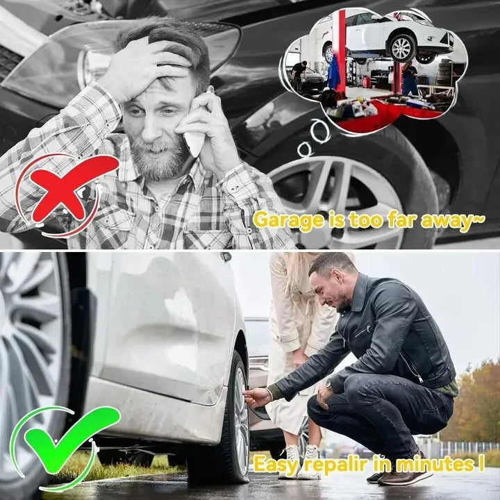 DIY Vacuum Tire Repair Nail Kit for Quick Puncture Fixes 21-10PCS - Carmodza.com