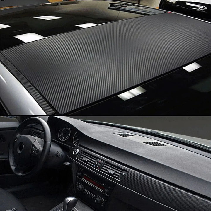 Carbon Fiber Vinyl Wrap Roll | 3D Textured Car Styling Film 30CM x 152CM - Carmodza.com