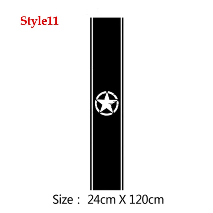 Car Hood Sticker – Personalized Stripe Hood Decal for Car Accessories - Carmodza.com