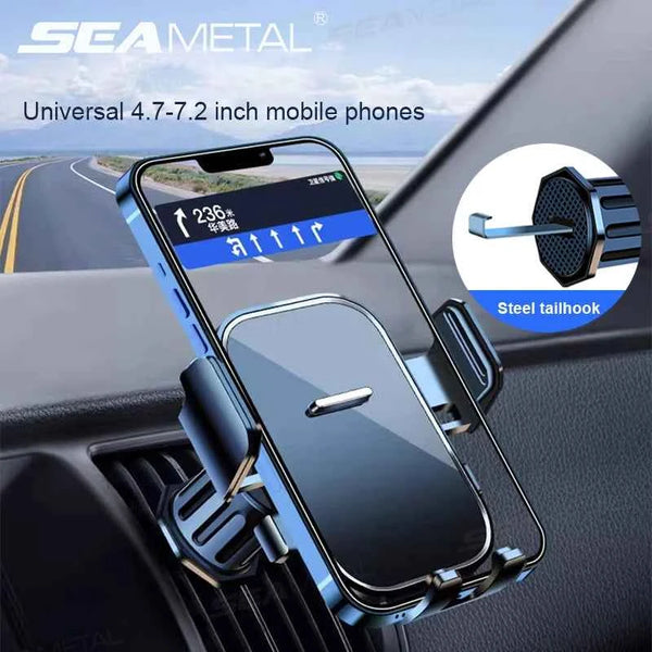 Universal Car Air Vent Phone Holder with Stable Metal Hook - Carmodza.com