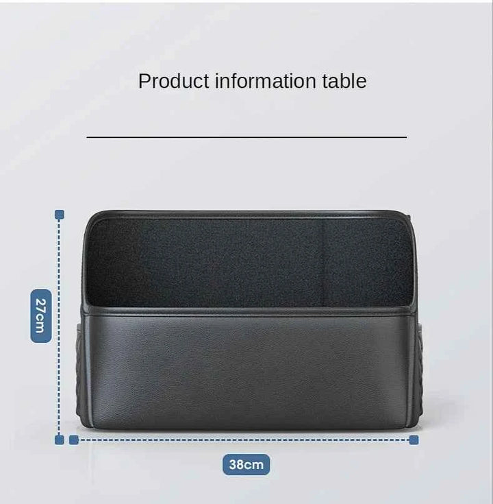 Universal Car Seat Middle Storage Bag – PU Leather Organizer - Carmodza.com