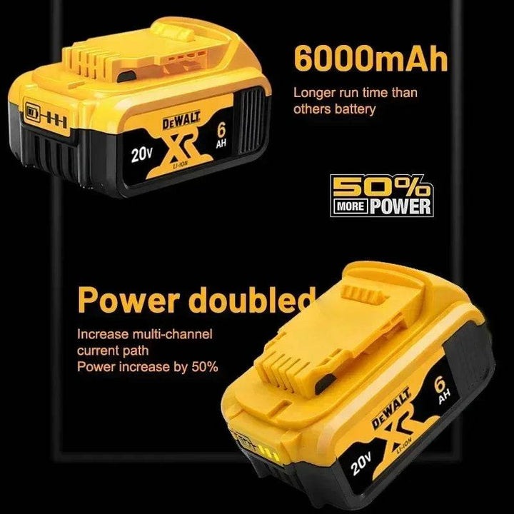 DEWALT 20V XR Battery Pack | 6Ah High-Capacity Li-Ion Battery - Carmodza.com