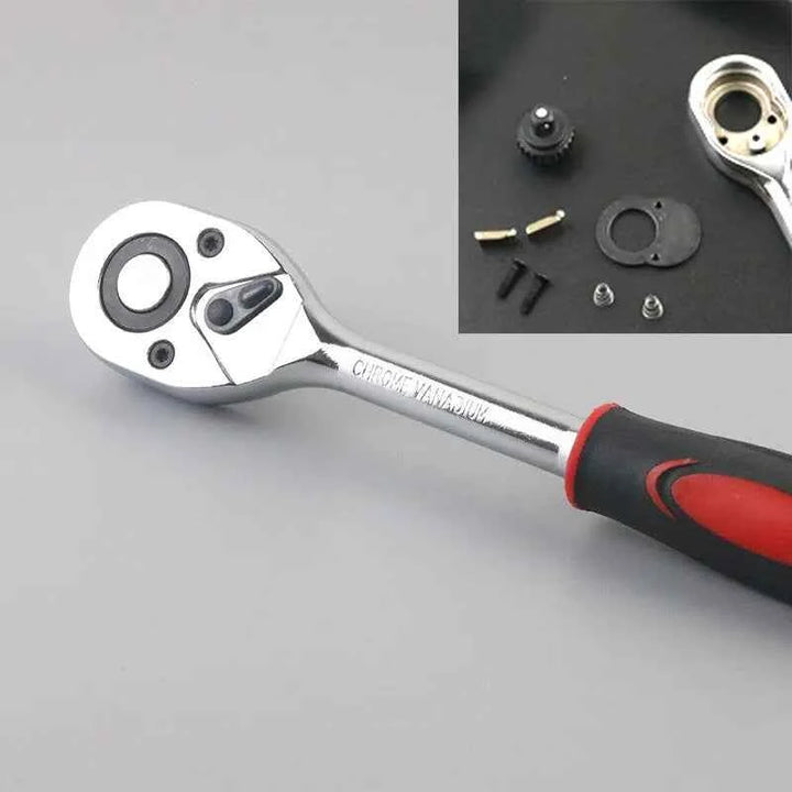 Car Repair Socket Wrench Set - 46pcs Professional Mechanic Kit - Carmodza.com