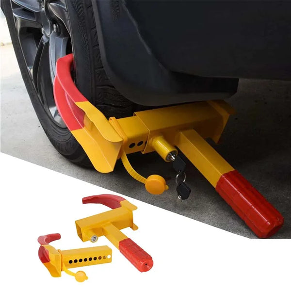 Heavy Duty Car Wheel Clamp - Universal Anti-Theft Tire Lock - Carmodza.com