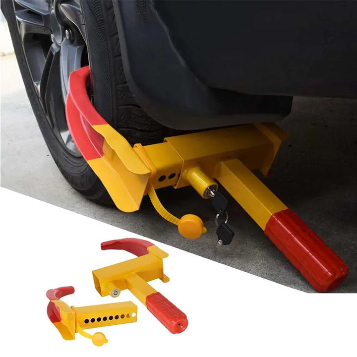 Heavy Duty Car Wheel Clamp - Universal Anti-Theft Tire Lock - Carmodza.com