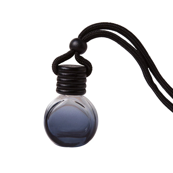 Car Hanging Glass Perfume Bottle – Decorative Empty Aroma Diffuser - Carmodza.com