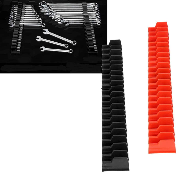 Wrench Rack Wrench Rack Holder Capacity Multifunctional Compact ABS Magnetic Modular Wrench Organizer Wrench Rack Holder