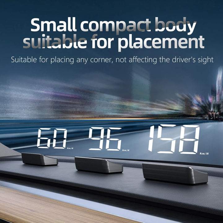 Car GPS HUD Speedometer | Universal M2 Plug & Play Display - Carmodza.com